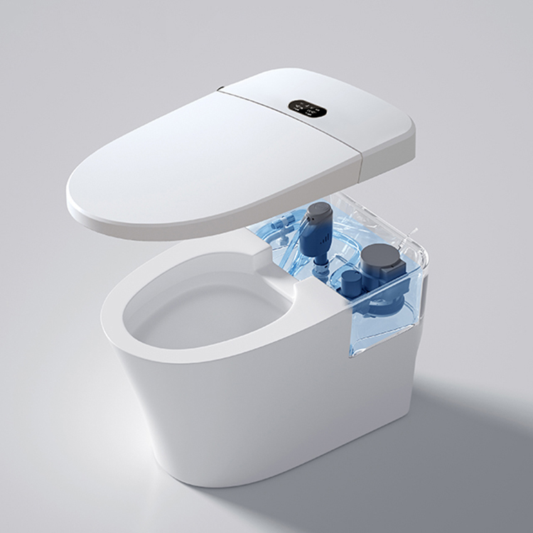 Home Bathroom Ware - Moderne Smart-Toilette mit digitaler Anzeige, wassersparend,