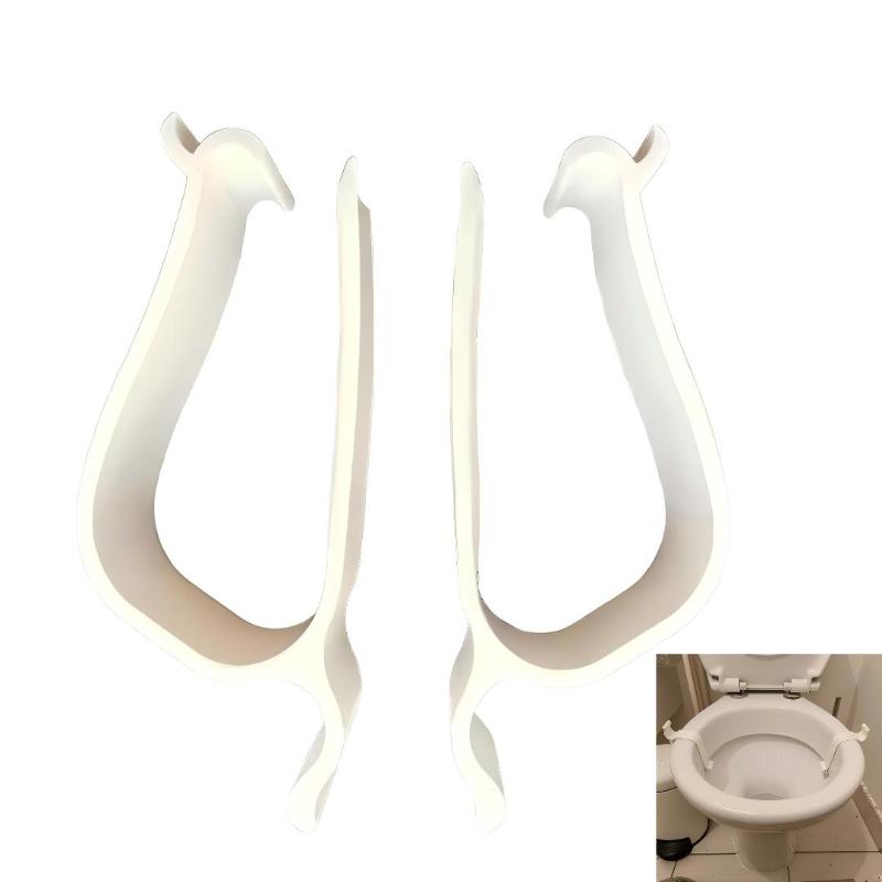 Home Bathroom Repair - Einfach zu Installierender Toilettensitz-Stabilisator, 2 Stück,