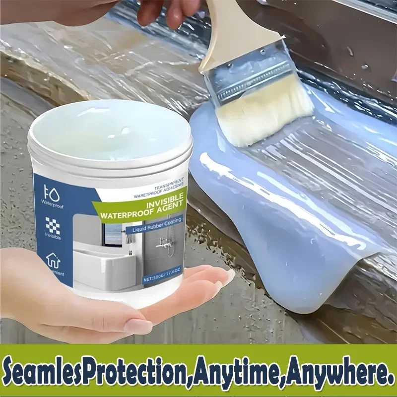 Home Bathroom Repair - 500g/300g/100g Klares, wasserdichtes Dichtmittel, unsichtbare Isolierbeschichtung,
