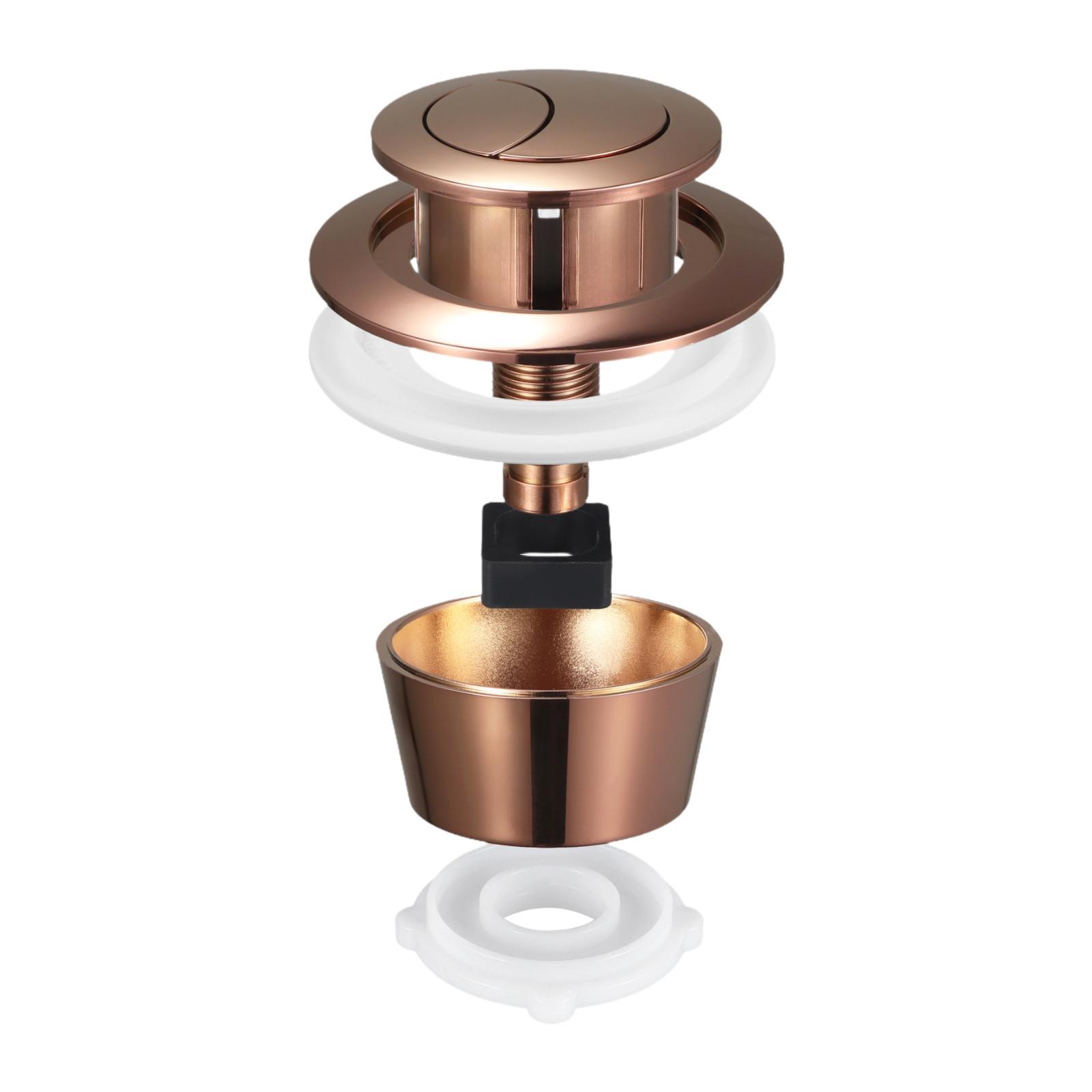 Home Bathroom Repair - Doppelter Druckspülknopf, verstellbarer vollständiger halber Druckknopf,