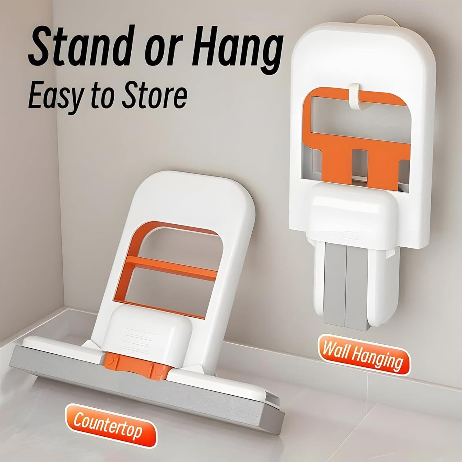 Home Bathroom Products - Selbstauswringender Desktop-Mopp, Handmopp mit Schwamm für