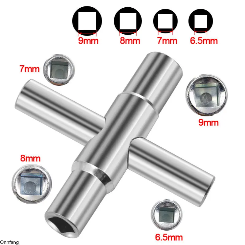 Home Bathroom Repair - Multifunktionaler verstellbarer Schraubenschlüssel, 4-in-1, universeller Wasserhahnschlüssel,