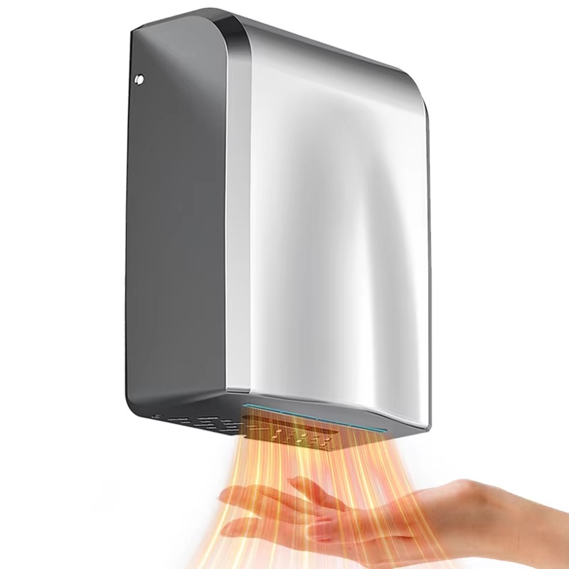 Home Bathroom Hand Dryer - Hochgeschwindigkeits-Automatischer Händetrockner Wandmontiert Kommerziell für Badezimmer