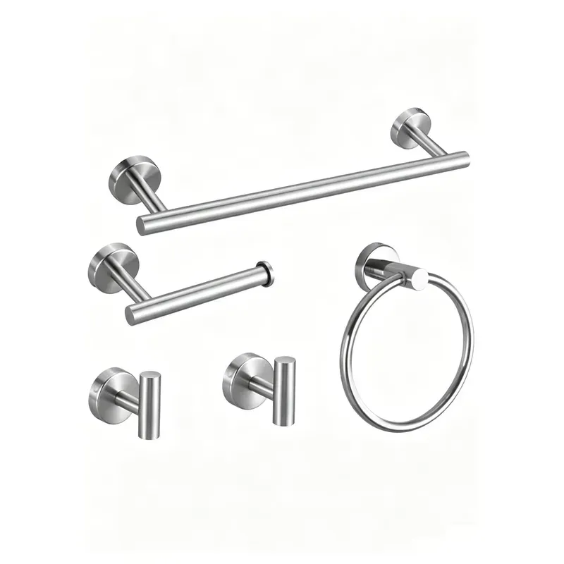 Home Hardware Bathroom Faucets - Für Badezimmer-Accessoires-Set aus gebürstetem Nickel, Luxus-Badzubehör-Set