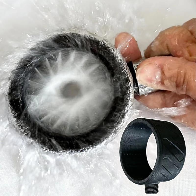 Shower Head Rain - Hochdruck-Duschkopfdüse für Herren, 1 Stück, Spiralspray,
