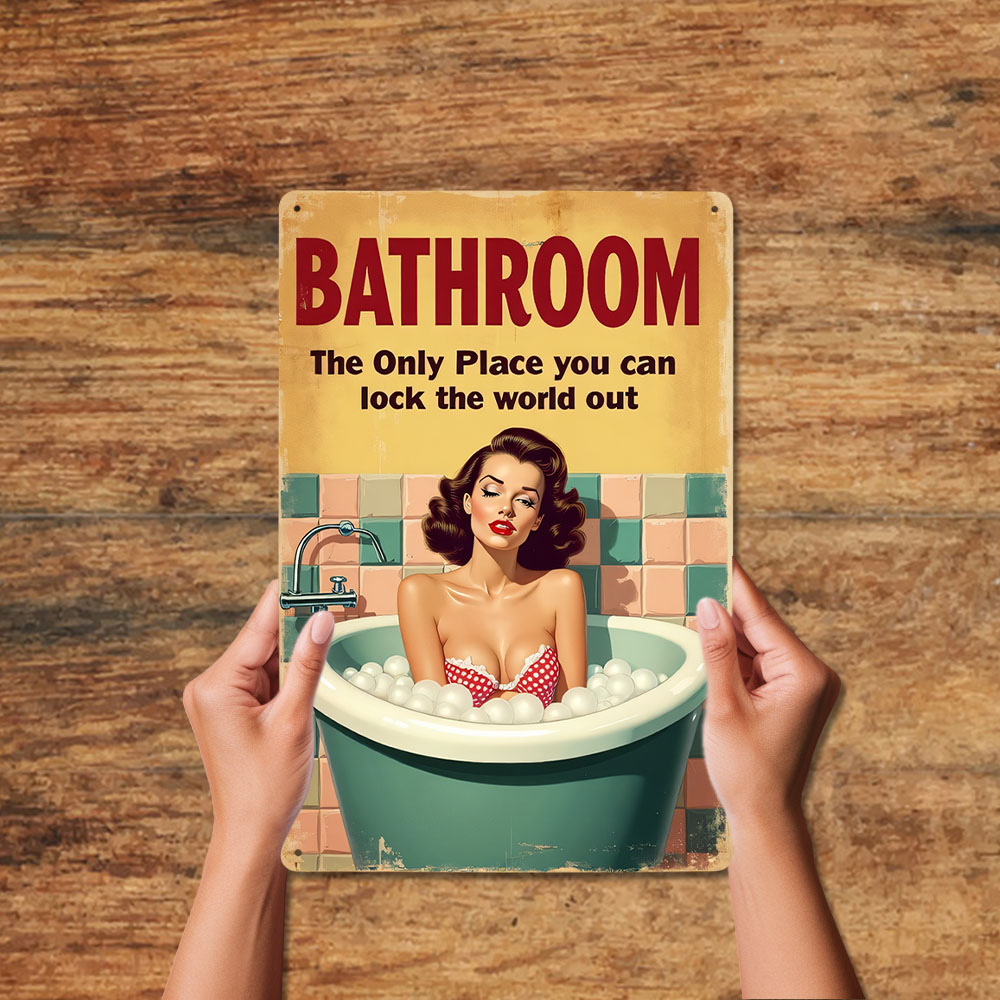 Lustige Badezimmerregeln Vinta – Home Bathroom Rules Bewertung und Preis