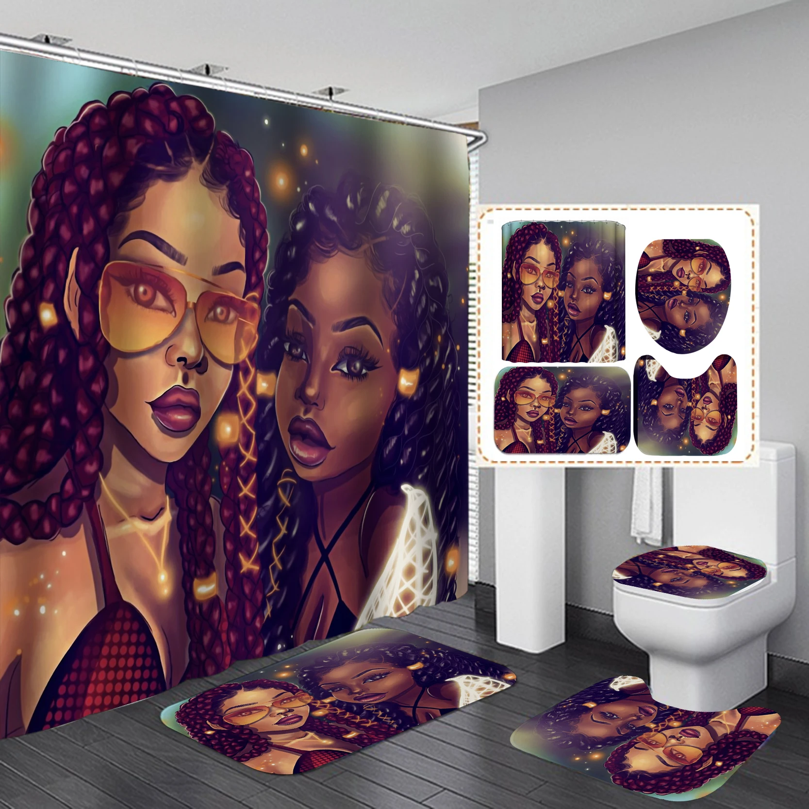 Home Goods Cool African Girl M – Home Goods Bathroom Sets Bewertung und Preis