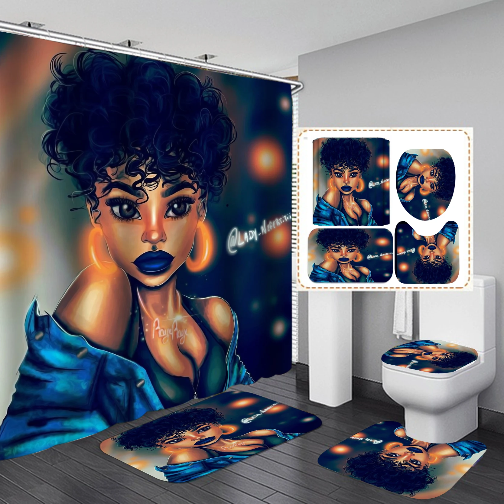 Home Goods Cool African Girl M – Home Goods Bathroom Sets Bewertung und Preis