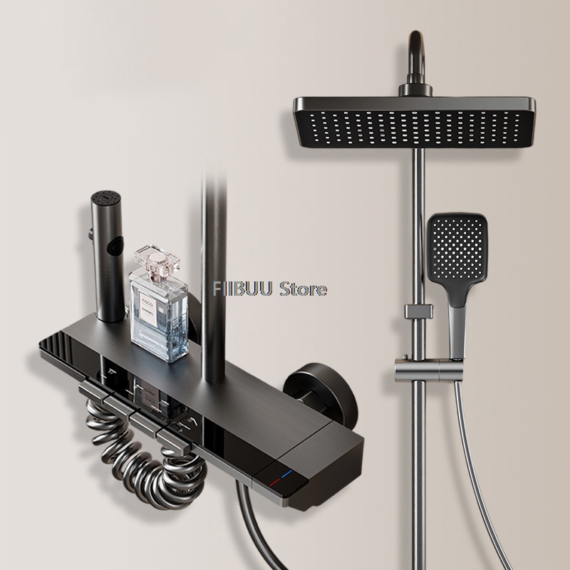 LED-Display-Duschsystem mit gr – Home Outlet Bathroom Bewertung und Preis