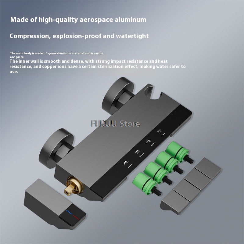 LED-Display-Duschsystem mit gr – Home Outlet Bathroom Bewertung und Preis