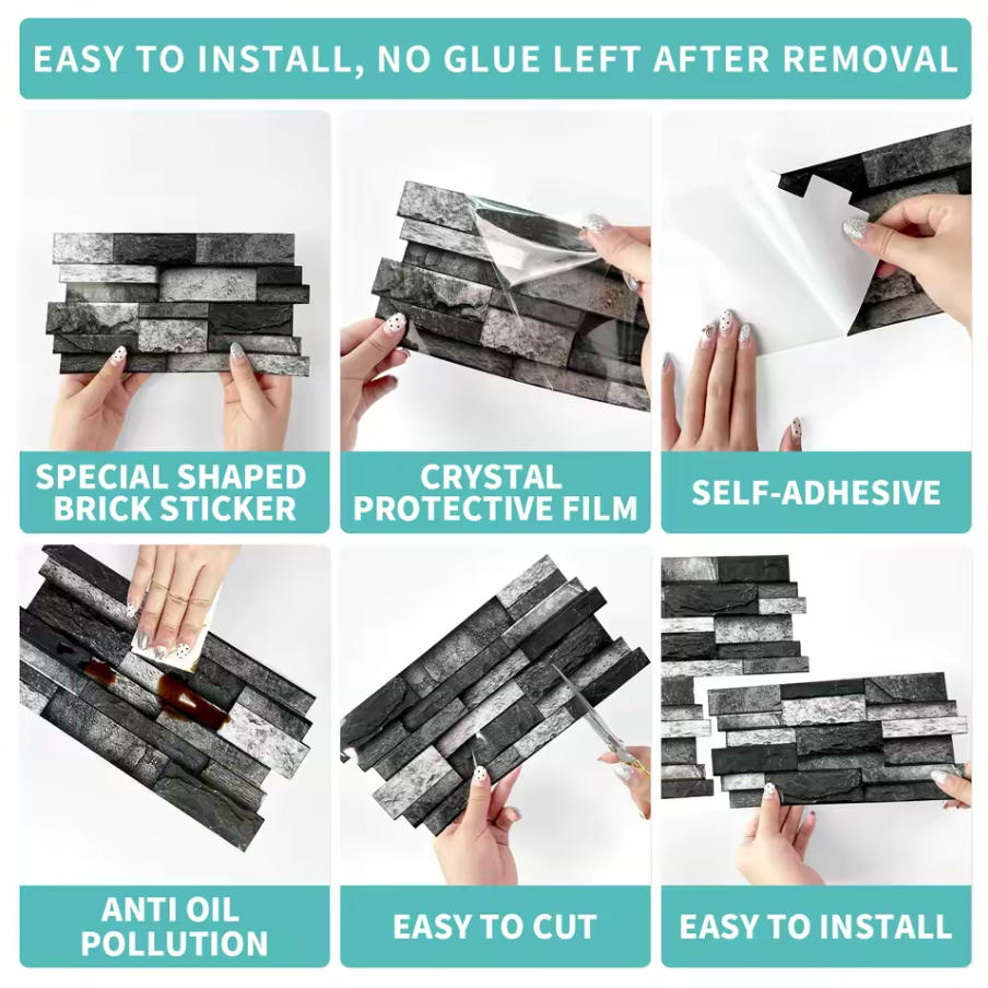 Europäische Wandaufkleber Selb – Home Bathroom Wall Tiles Bewertung und Preis