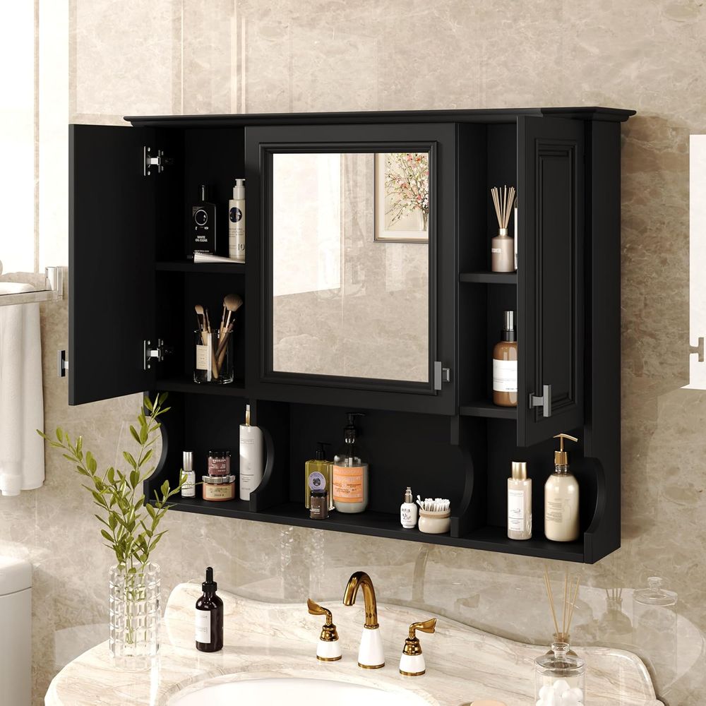 Badezimmer-Wandschrank mit Spi – Home Bathroom Mirror Bewertung und Preis