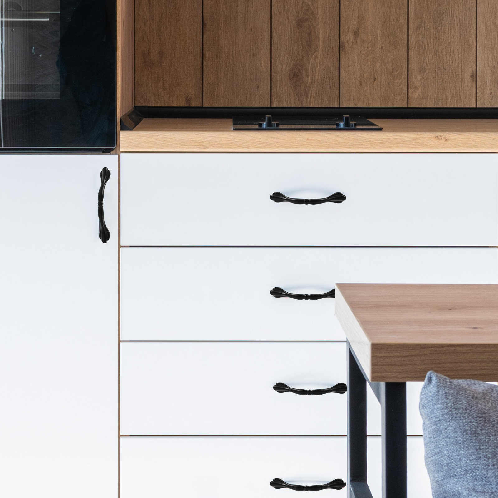 2 Stück 96 mm Schrankgriffe, S – Home Hardware Bathroom Cabinets Bewertung und Preis