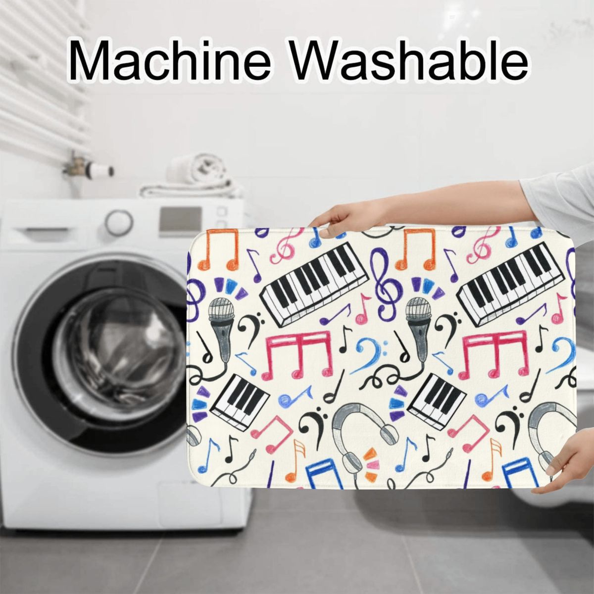 Good Beats – Musiknoten und Sy – Home Goods Bathroom Sets Bewertung und Preis