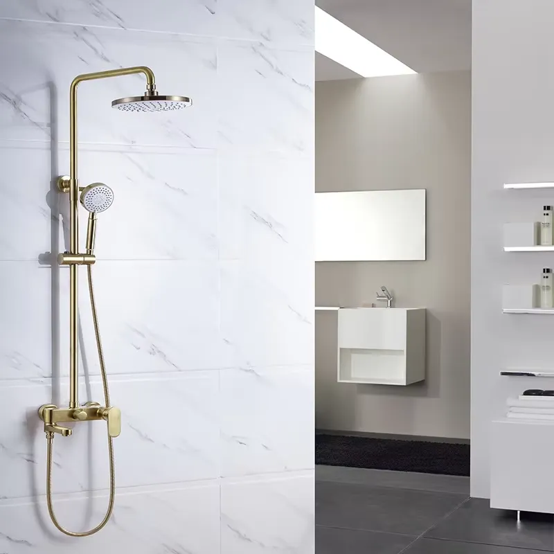 Zeitgenössisches Messing-Einha – Shower Head Rain Bewertung und Preis