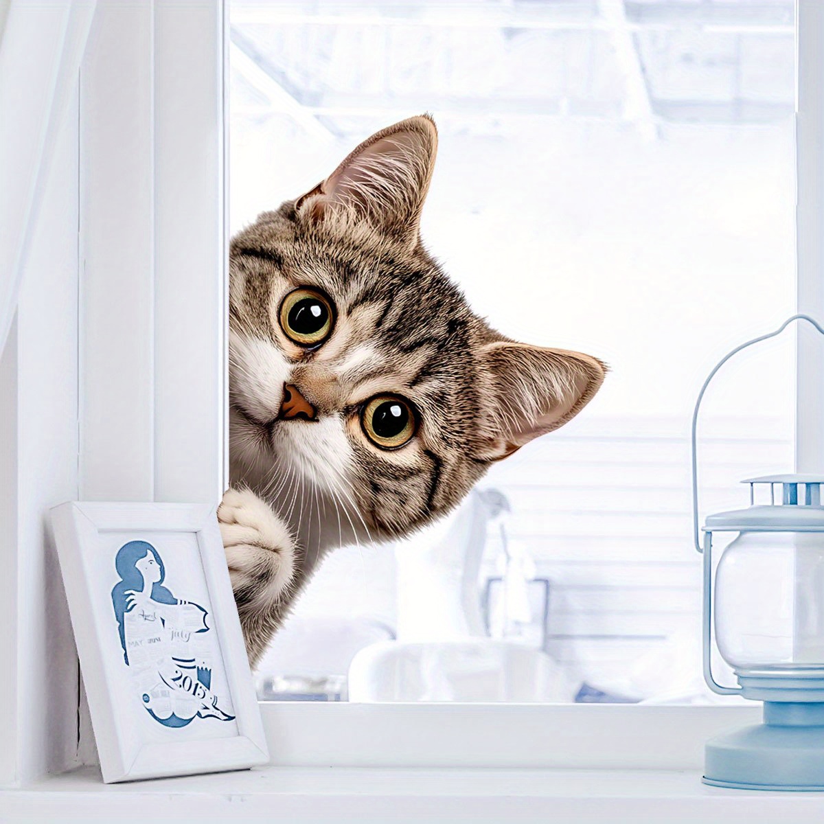 Lustiger Katzen-Wandaufkleber  – Home Bathroom Cabinets Bewertung und Preis