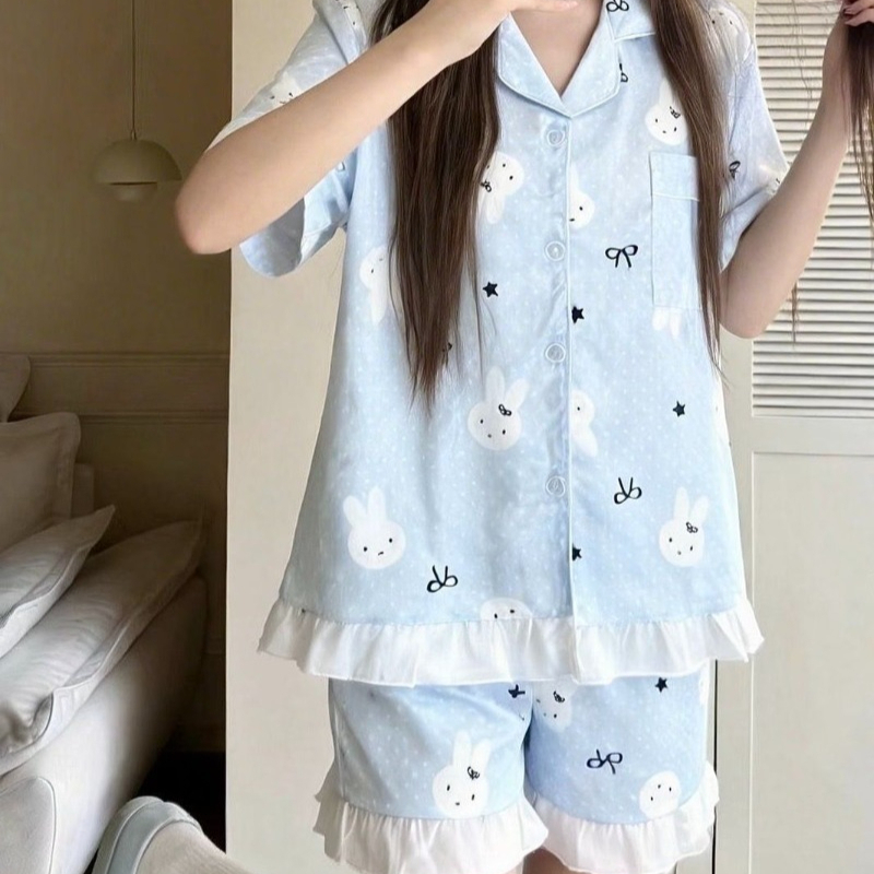 Kawaii Miffy Sommer-Pyjama aus – Home Goods Bathroom Sets Bewertung und Preis