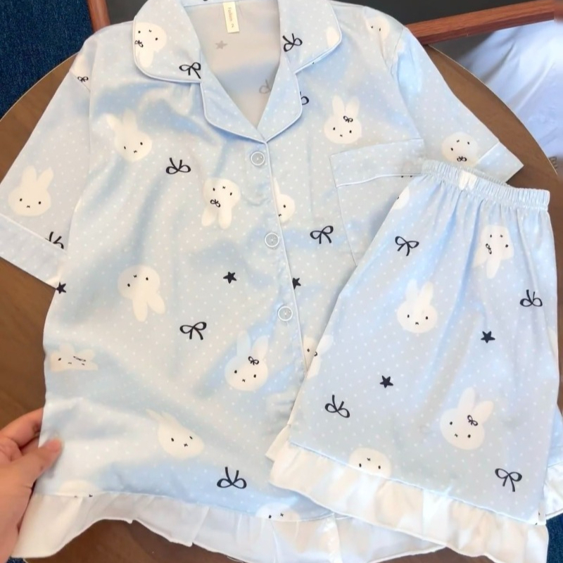 Kawaii Miffy Sommer-Pyjama aus – Home Goods Bathroom Sets Bewertung und Preis