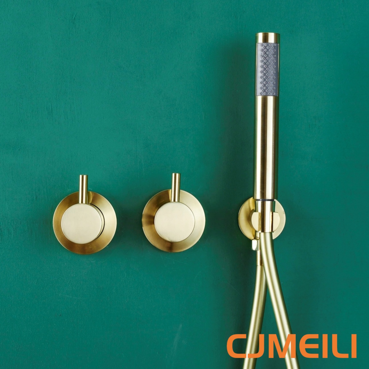Gebürstetes Gold Verdecktes Du – Shower Head Rain Bewertung und Preis