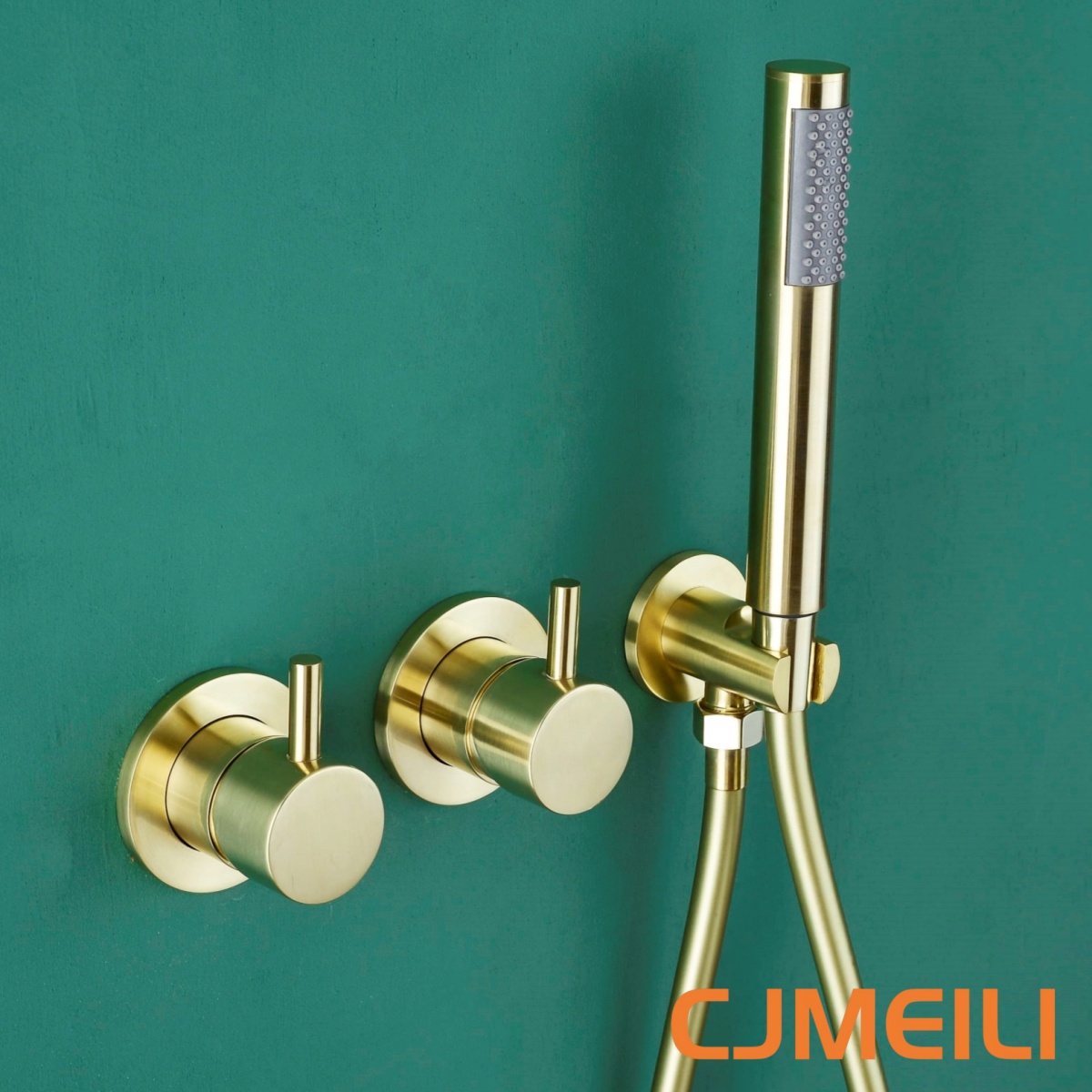Gebürstetes Gold Verdecktes Du – Shower Head Rain Bewertung und Preis