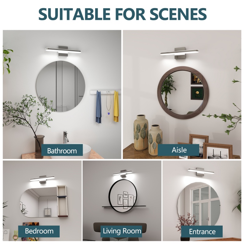 Moderne LED-Spiegelleuchten fü – Home Bathroom Mirror Bewertung und Preis