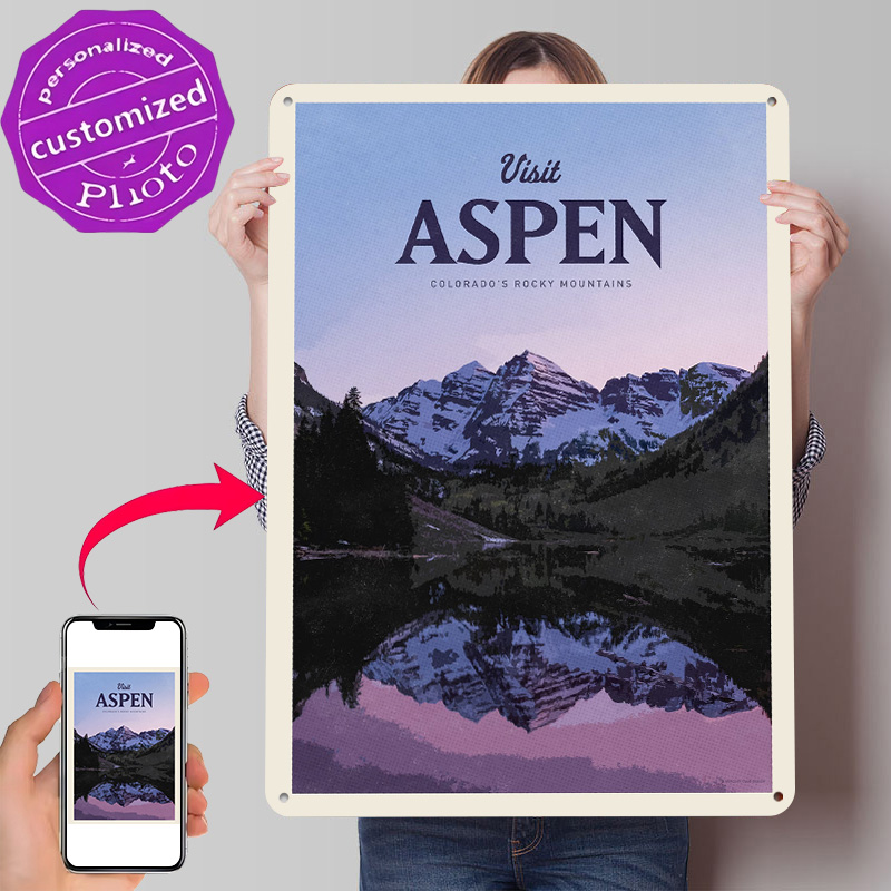 Aspen 3D-Textur-Poster, indivi – Bathroom Home Visit Bewertung und Preis