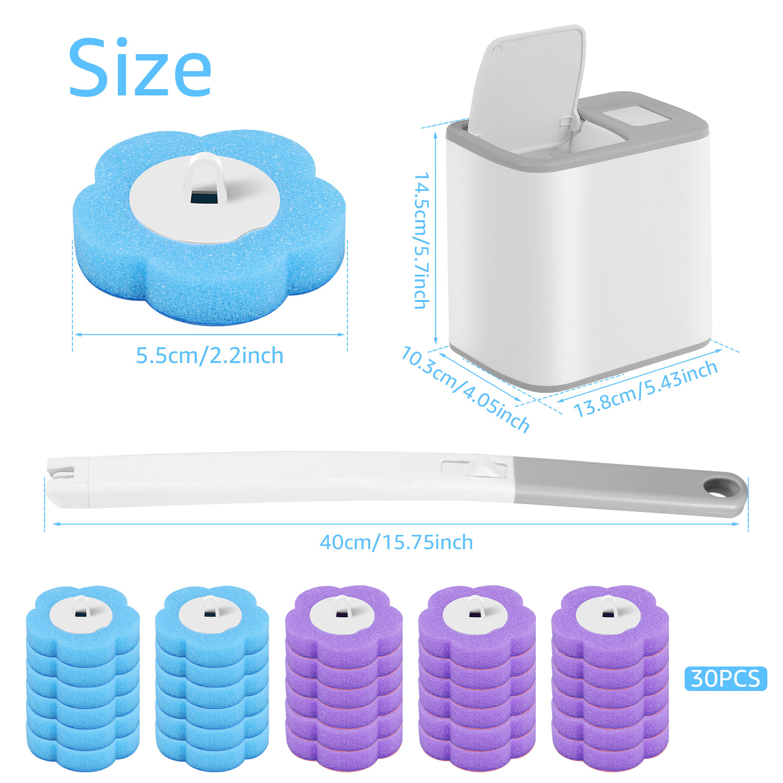 Toilettenbürste und Halter-Set – Home Bathroom Products Bewertung und Preis