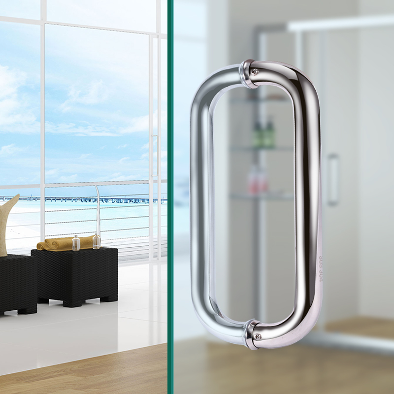 1 Paar Edelstahl-Glastürgriffe – Home Bathroom Repair Bewertung und Preis