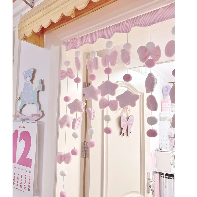 Rosa süße Schleife kurze Vorha – Home Bathroom Products Bewertung und Preis