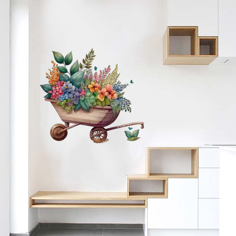 Ländlichen Stil Blume Aquarell – Home Bathroom Wall Tiles Bewertung und Preis