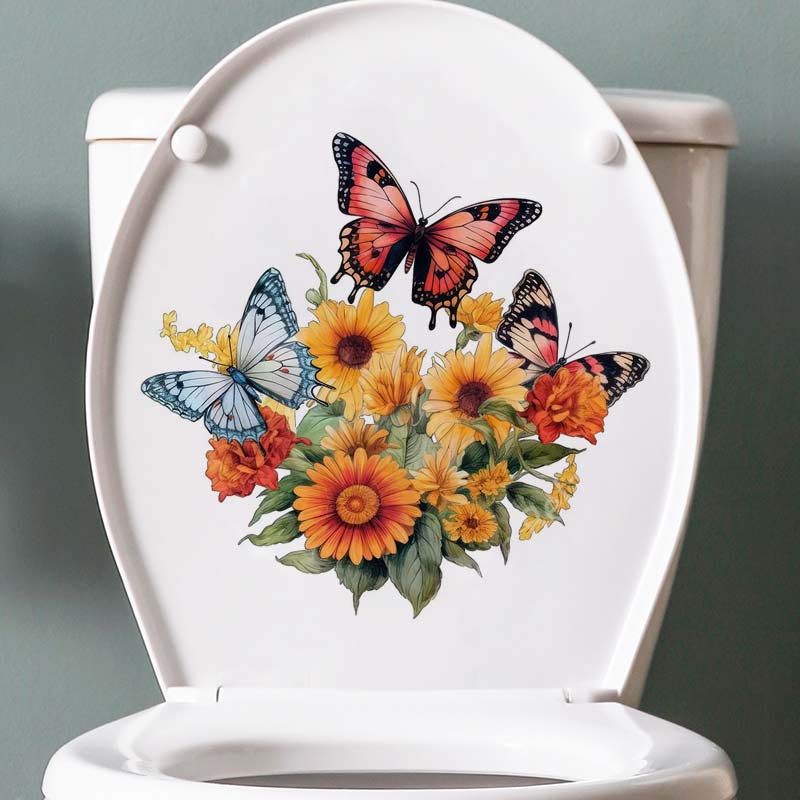 Ländlichen Stil Blume Aquarell – Home Bathroom Wall Tiles Bewertung und Preis