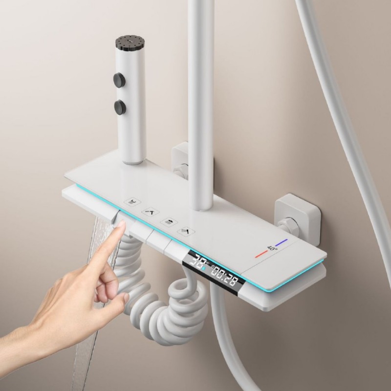Thermostatisches Duschset für  – Shower Head Rain Bewertung und Preis