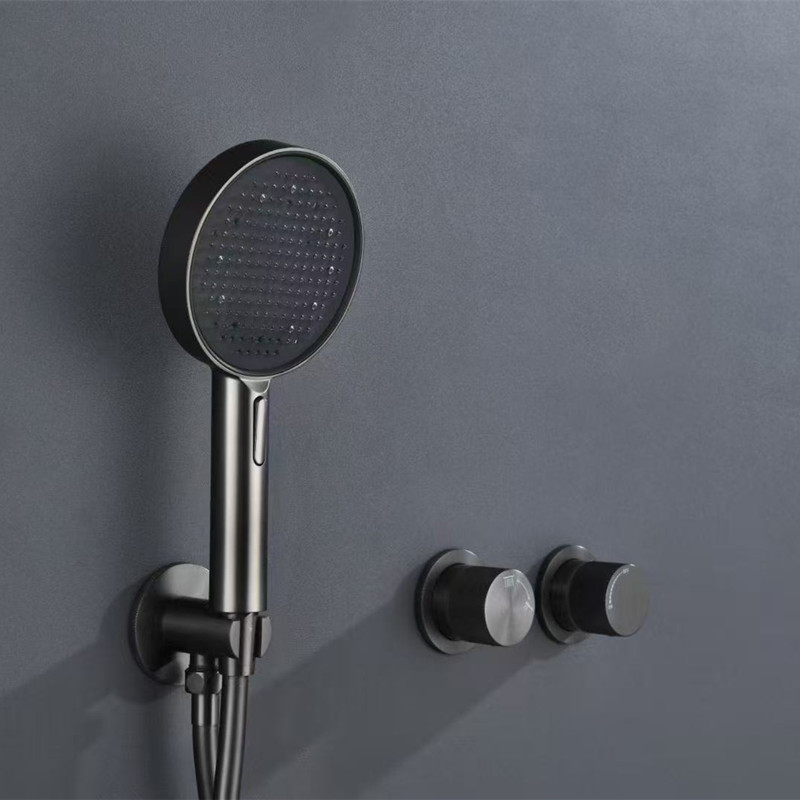 Mattschwarzes LED-Licht-Duschs – Shower Head Rain Bewertung und Preis