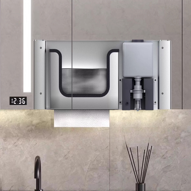 Edelstahl Versteckter Papierha – Home Bathroom Hand Dryer Bewertung und Preis