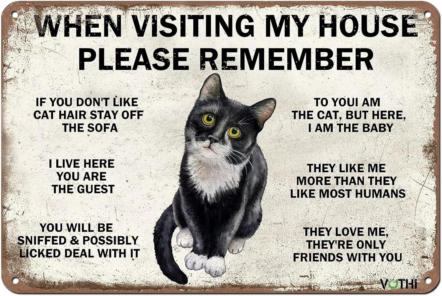 Katzenschild zum Thema „Wenn S – Bathroom Home Visit Bewertung und Preis