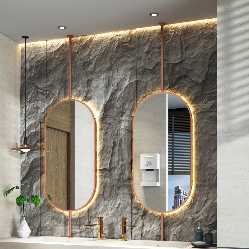 Größe 60x90cm Ovaler Hängespie – Home Bathroom Mirror Bewertung und Preis