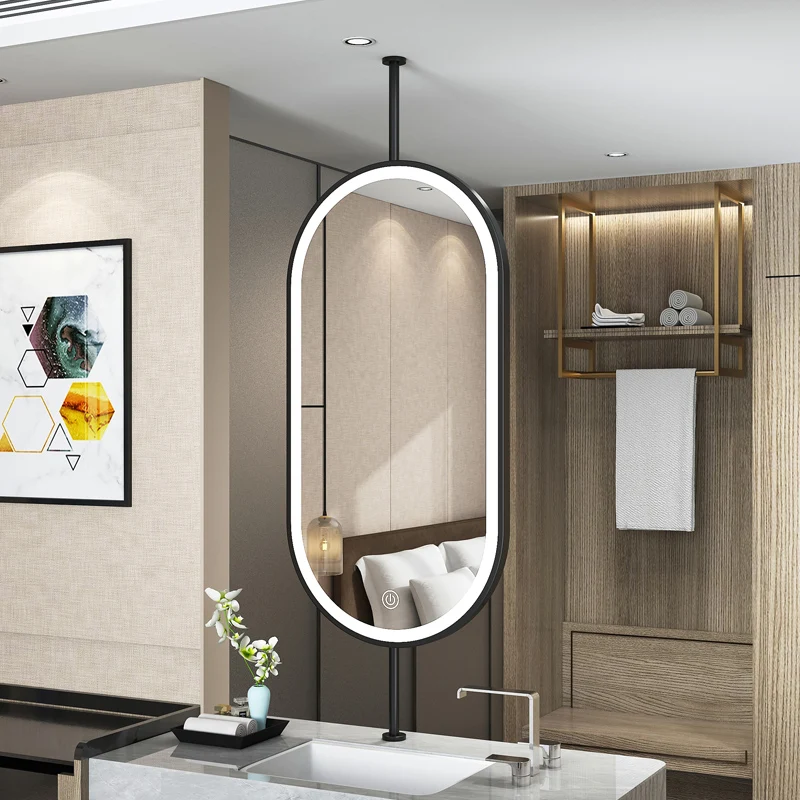Größe 60x90cm Ovaler Hängespie – Home Bathroom Mirror Bewertung und Preis